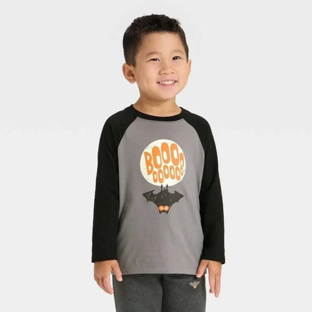 Nwt Toddler Boy's Halloween French Terry Cat & Jack Joggers Outfit